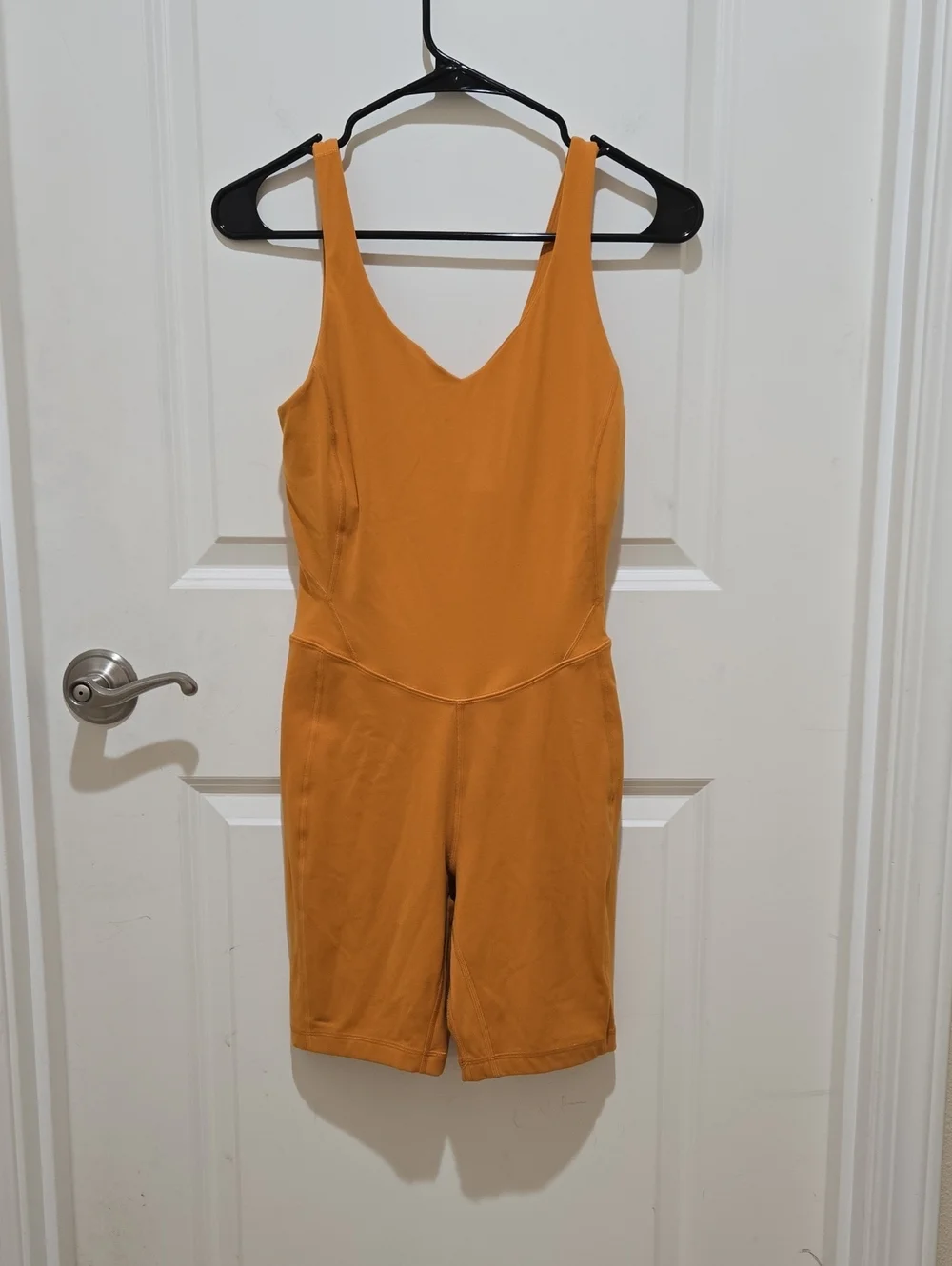 lululemon athletica Sleeveless Mustard Gold Romper Jumpsuit